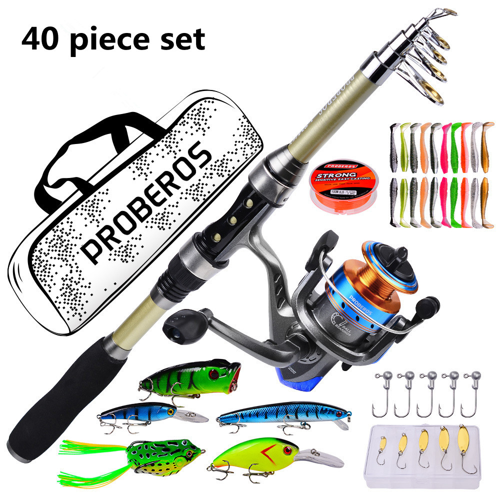 Fishing Rod Fly - 40-delige set nieuwe zeehengels, vlieghengels op