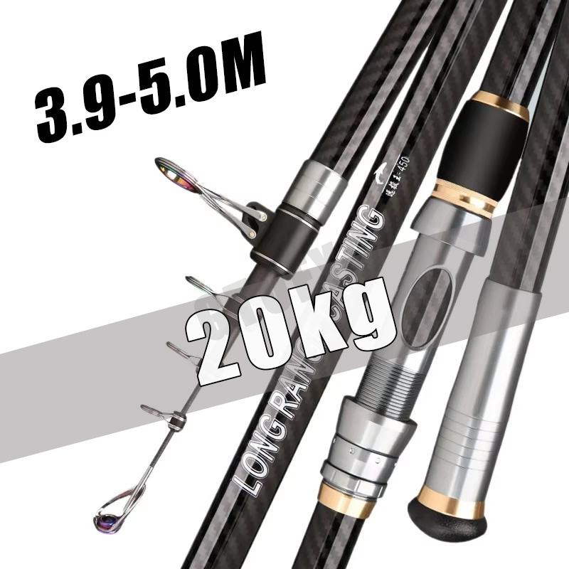 Fishing Rod Surf - Telescopische Hengel 3.9m 4.2m 5.0m Reizen