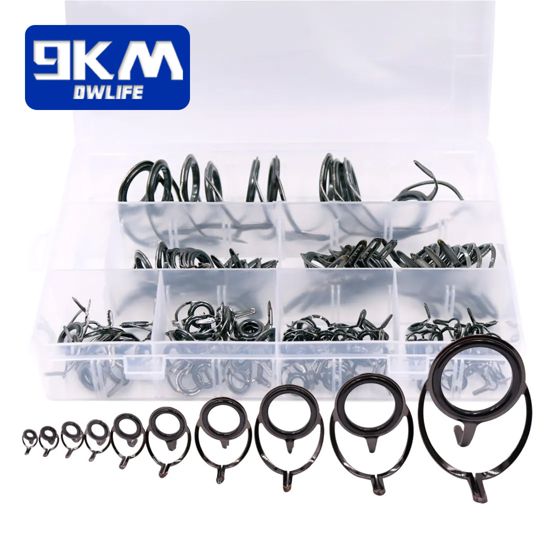 Fishing Rod Guide Replacement - Hengelgeleider 9 ~ 200 stuks roestvrij