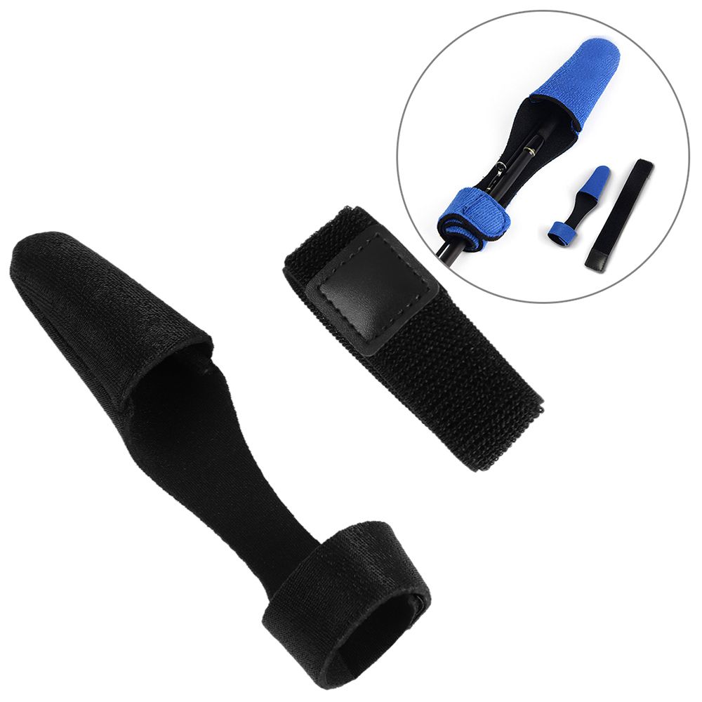 Fishing Rod Case - Rood Blauw Zwart Neopreen Hengel Tip