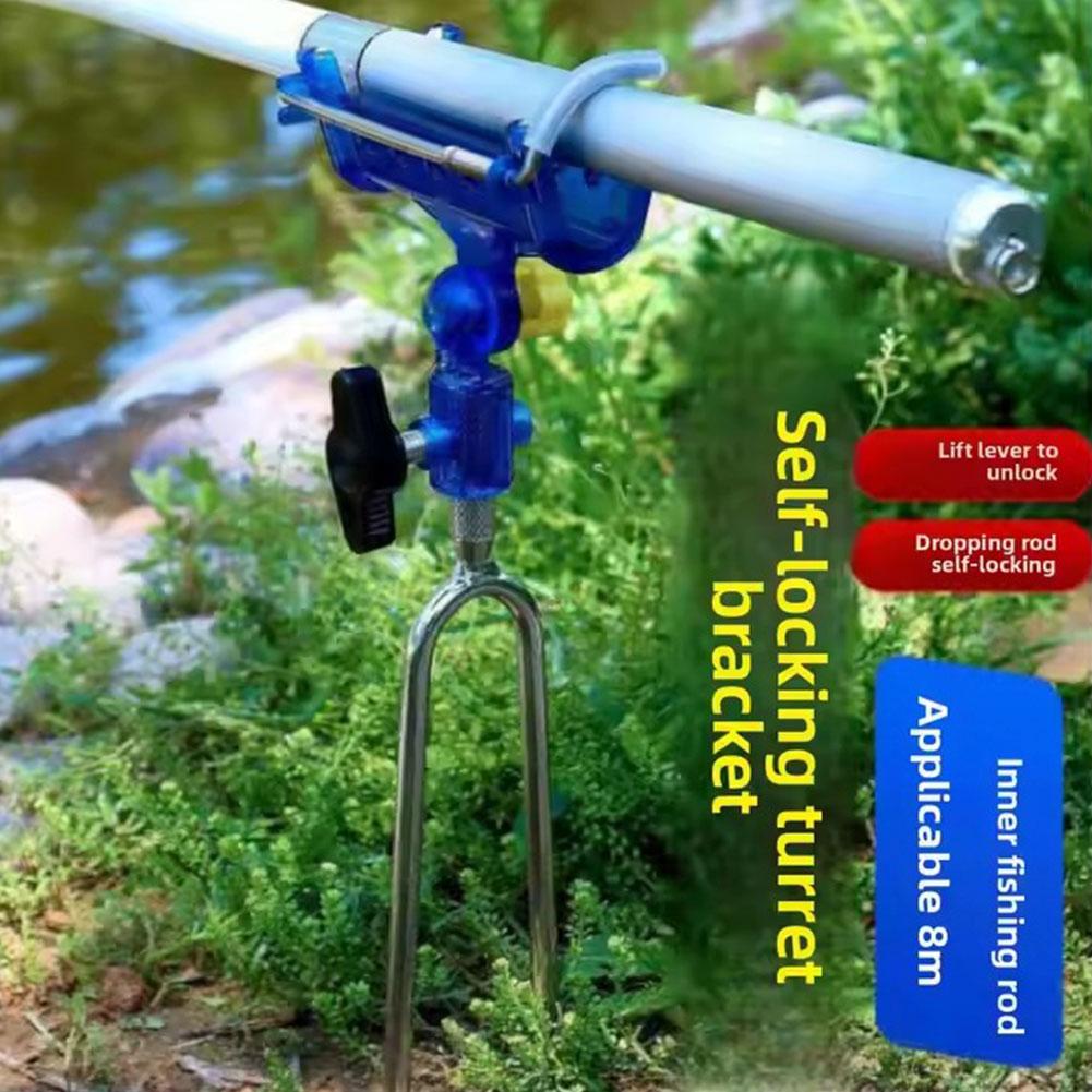 Fishing Rod Casting - Universele hengelhouder, verstelbare automatische vergrendelbare hengelstandaard,