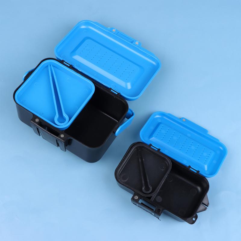 Fishing Rod Case - Draagbare vislokdoos, levende aasdoos, haakjesdoos, regenwormen