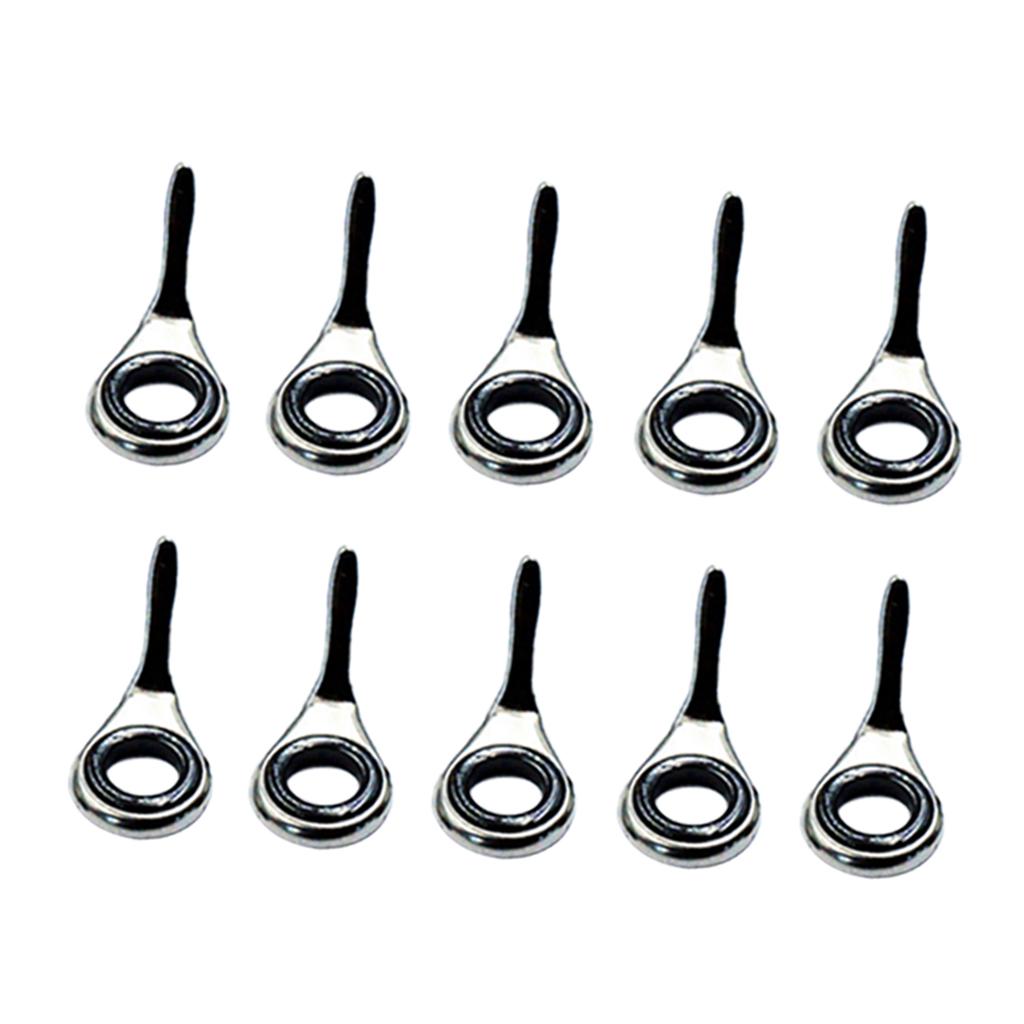 Fishing Rod Tip Replacement - Set van 10 telescopische hengelgeleiders Vislijngeleiders