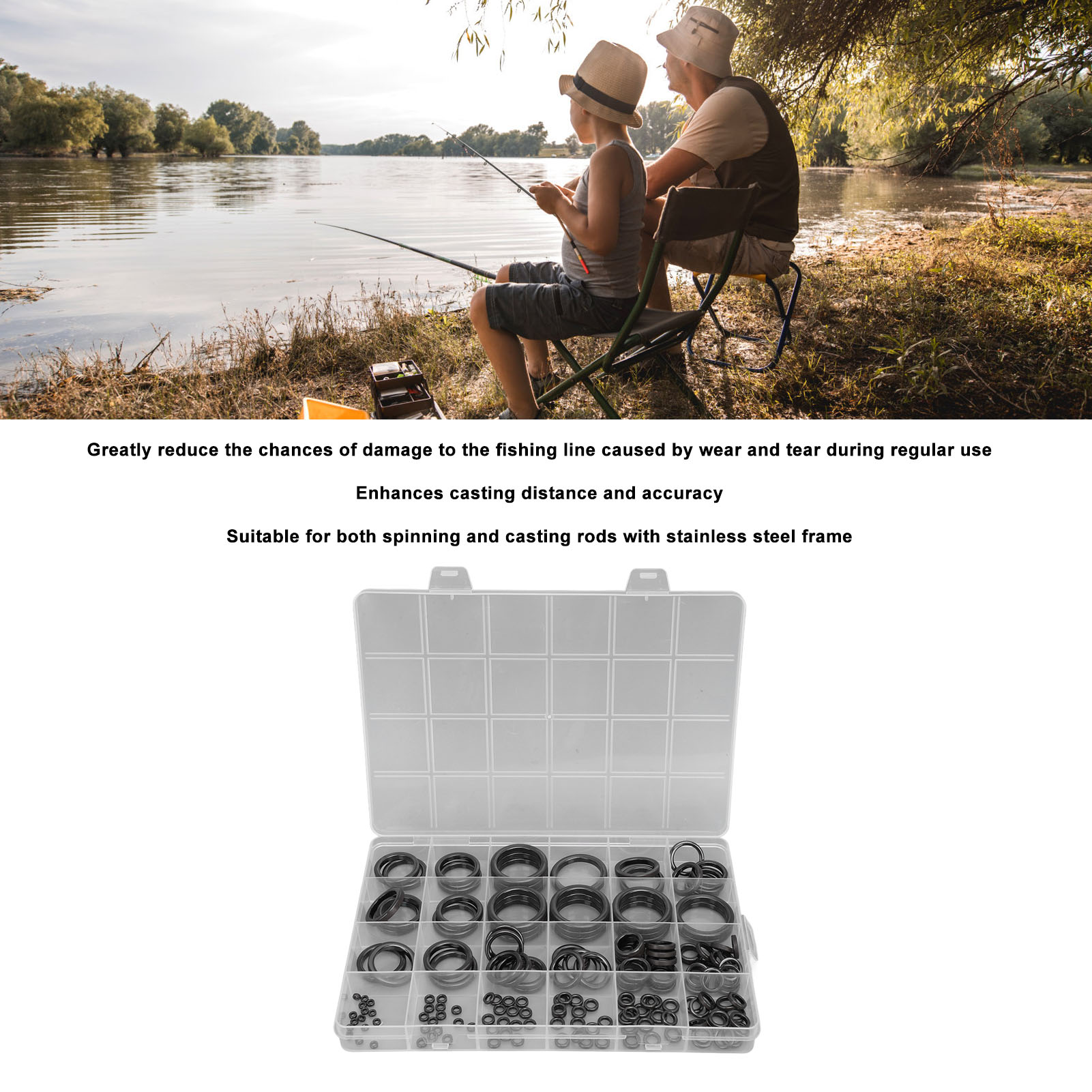 Reparatieset voor hengelgeleid - Fishing Rod Building Kit recensie en prijs