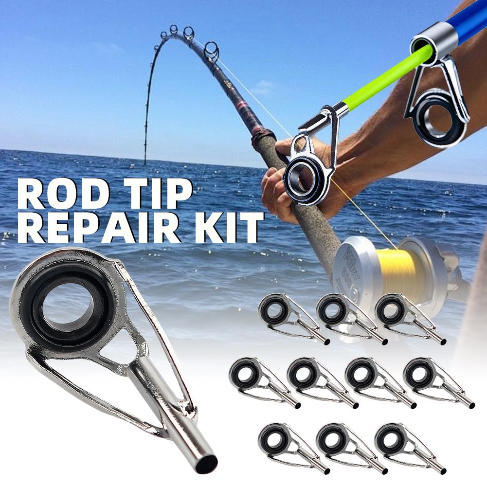 Hengeltop Reparatieset 10 stuk - Fishing Rod Tip Replacement recensie en prijs