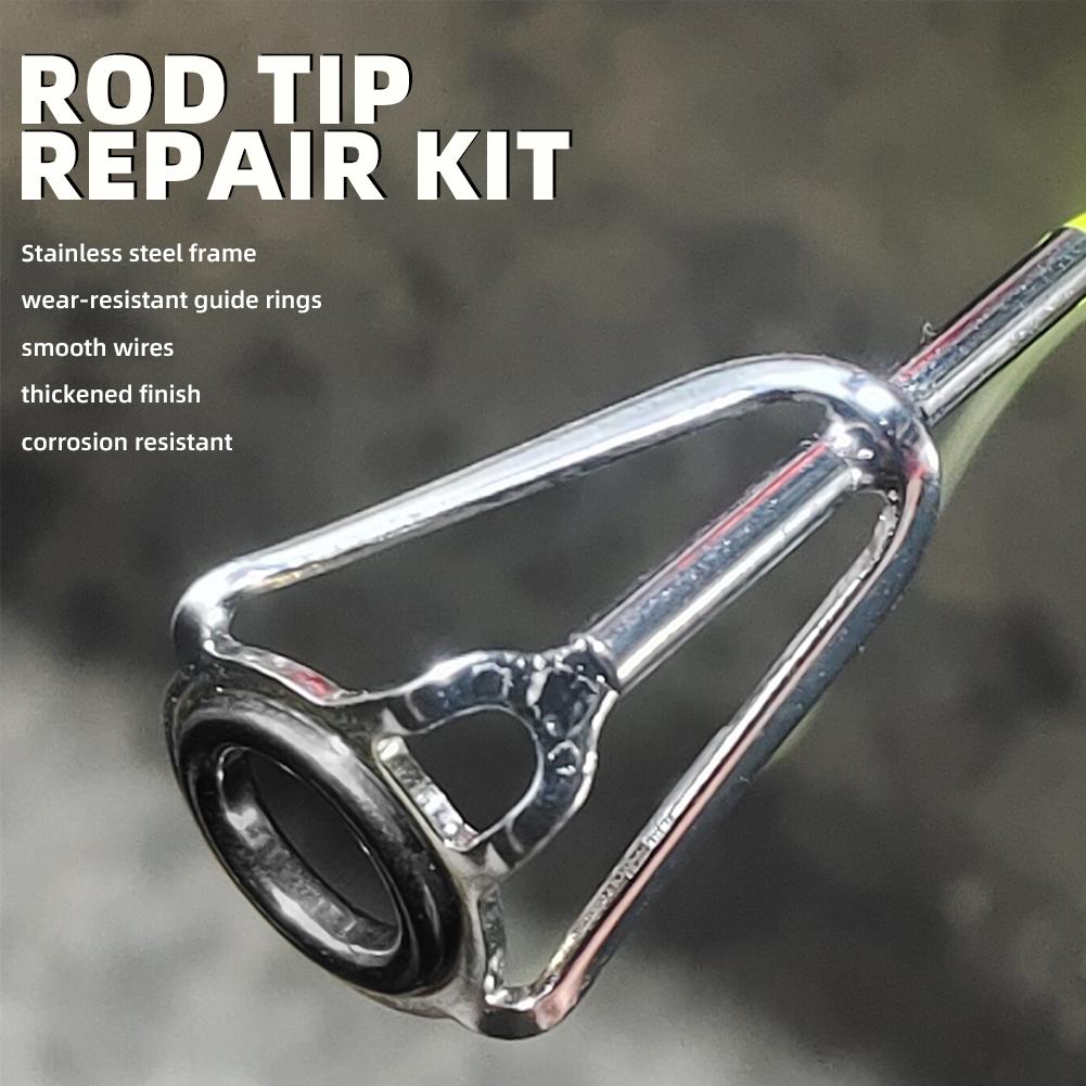 Hengeltop Reparatieset 10 stuk - Fishing Rod Tip Replacement recensie en prijs