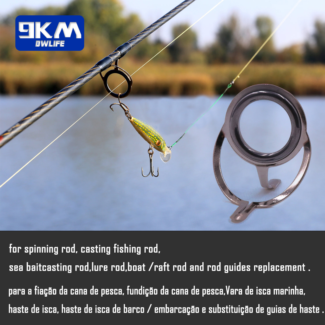 Hengelgeleider 9 ~ 200 stuks r - Fishing Rod Guide Replacement recensie en prijs