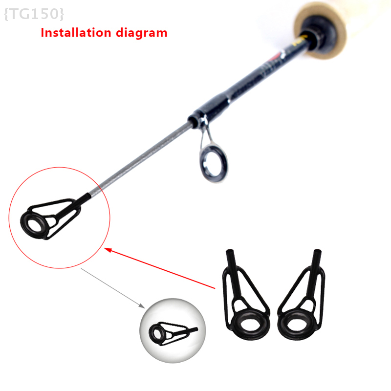 【F2-TG150】RVS hengeltopgeleide - Fishing Rod Repair Kit recensie en prijs