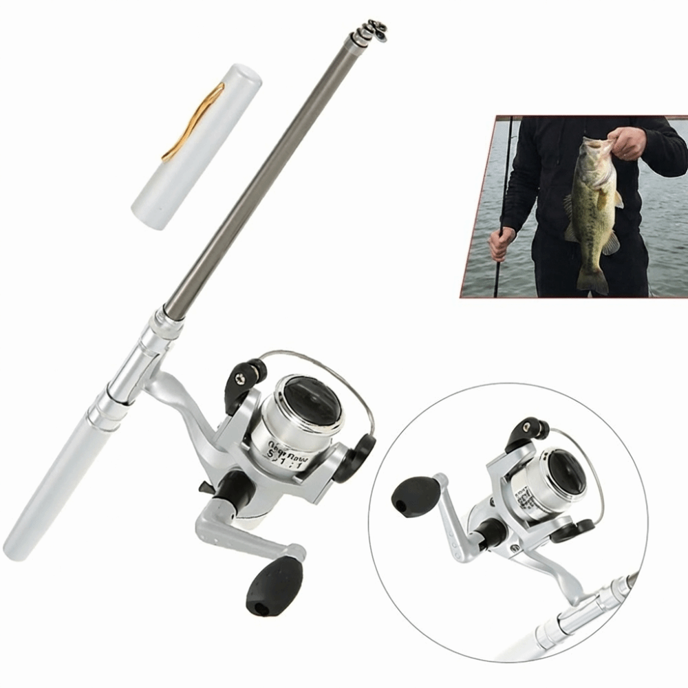 Draagbare telescopische zakvis - Fishing Rod Fly recensie en prijs