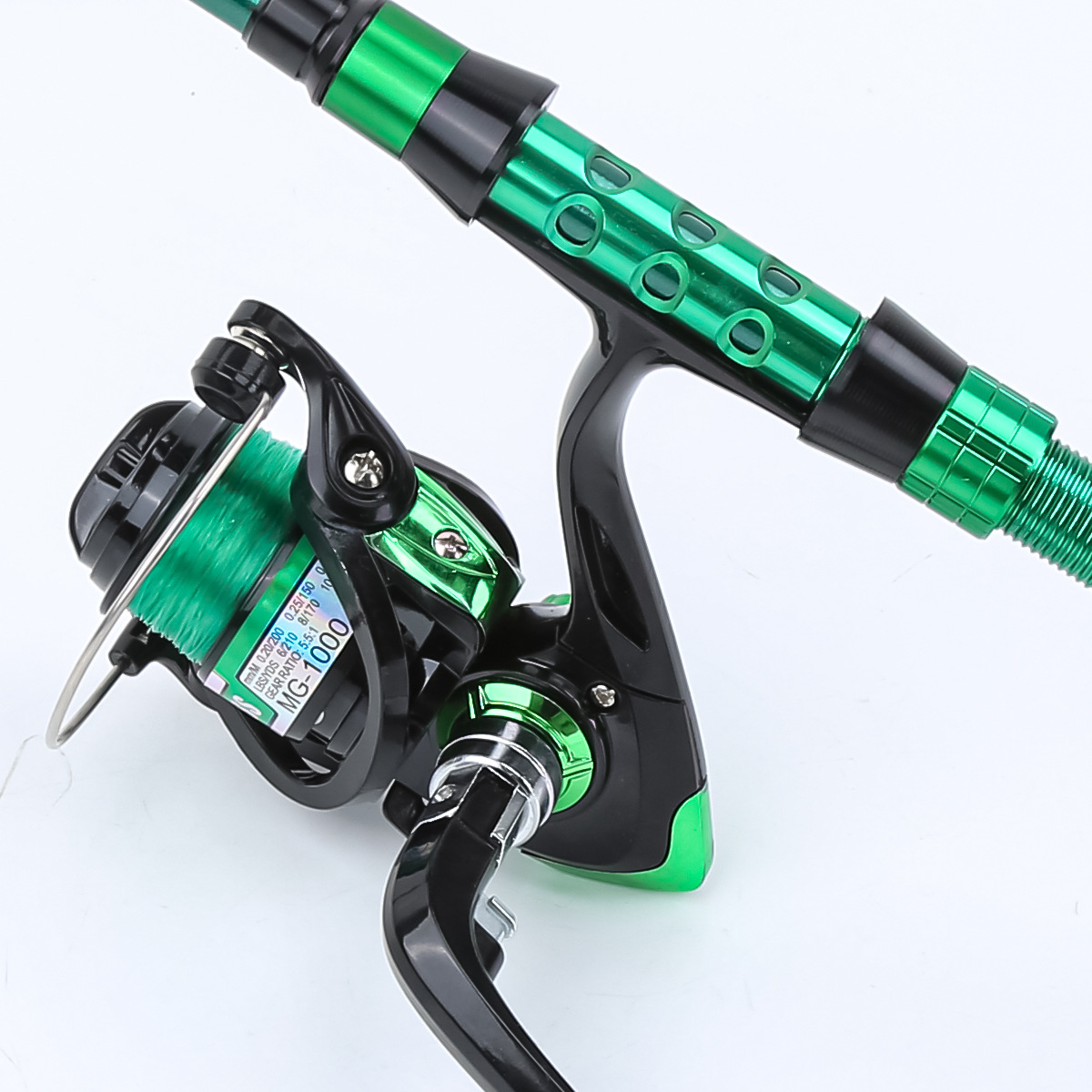 1,8 meter groene carbon fiber  - Fishing Rod Case recensie en prijs