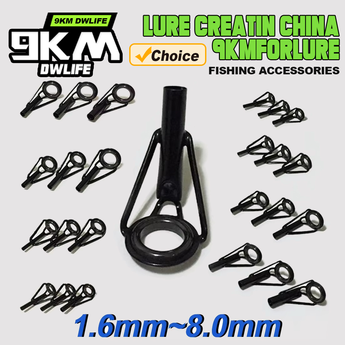 5 Stuks Hengel Tip Gidsen Repa - Fishing Rod Tip Replacement recensie en prijs