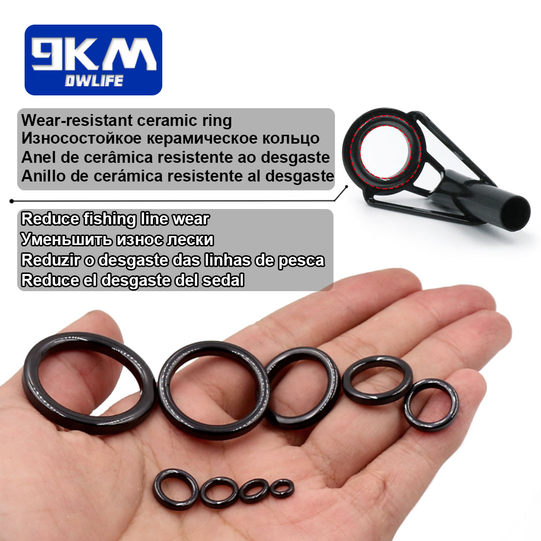 5 Stuks Hengel Tip Gidsen Repa - Fishing Rod Tip Replacement recensie en prijs